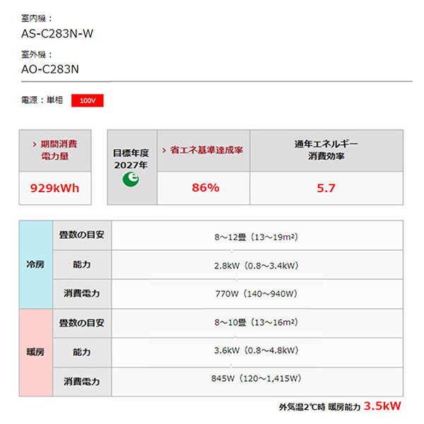 AS-C283N-W