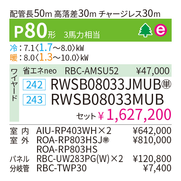 RWSB08033MUB / RWSB08033JMUB