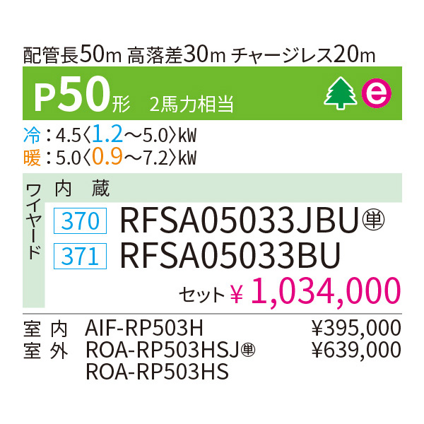 RFSA05033BU / RFSA05033JBU