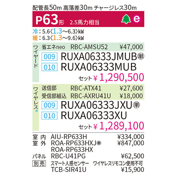 RUXA06333MUB / RUXA06333JMUB