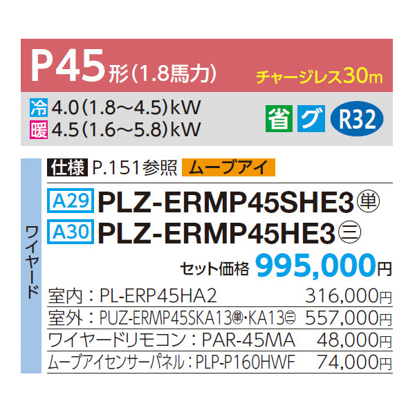PLZ-ERMP45SHE3 / PLZ-ERMP45HE3