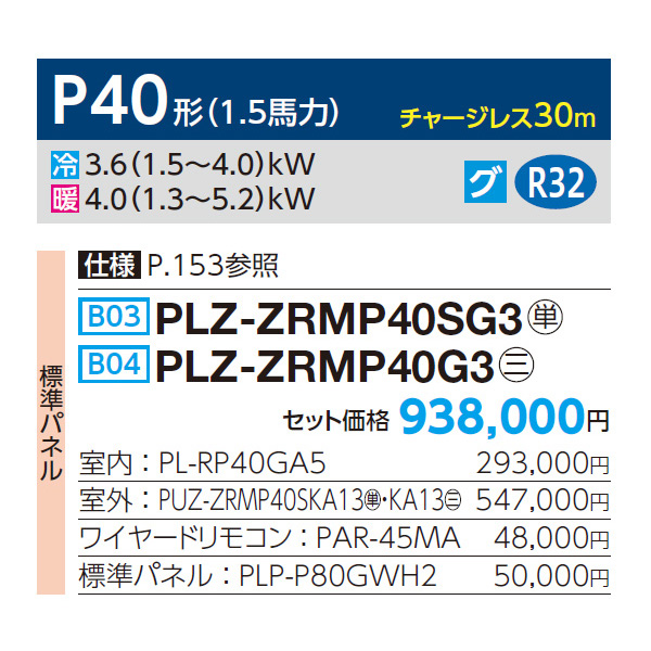 PLZ-ZRMP40SG3 / PLZ-ZRMP40G3