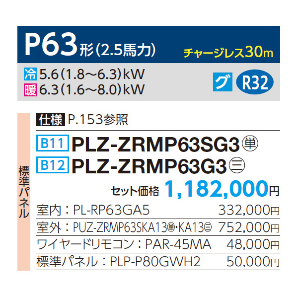 PLZ-ZRMP63SG3 / PLZ-ZRMP63G3