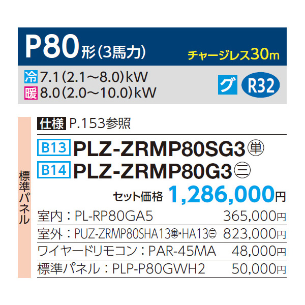 PLZ-ZRMP80SG3 / PLZ-ZRMP80G3