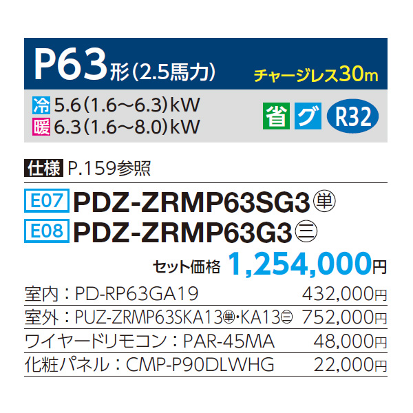 PDZ-ZRMP63SG3 / PDZ-ZRMP63G3