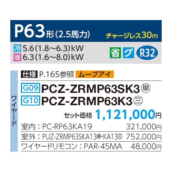 PCZ-ZRMP63SK3 / PCZ-ZRMP63K3