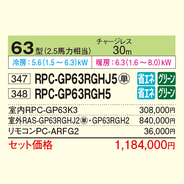 RPC-GP63RGHJ5 / RPC-GP63RGH5