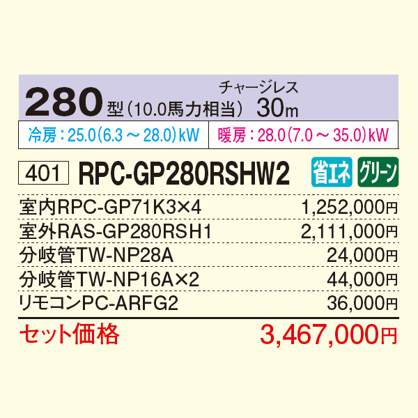 RPC-GP280RSHW2
