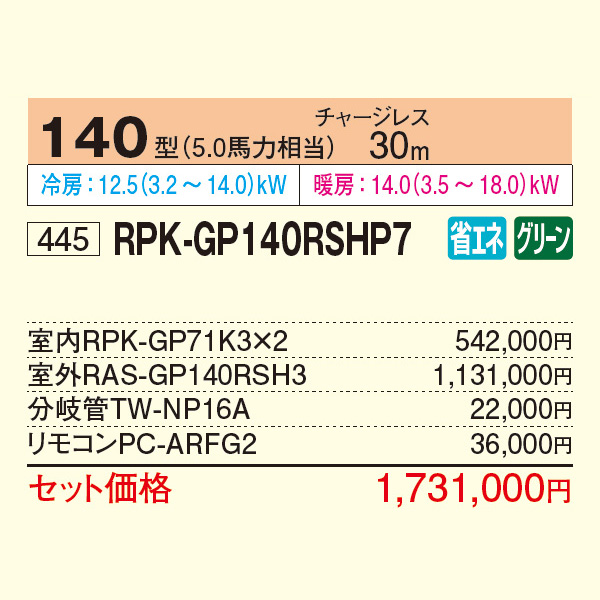 RPK-GP140RSHP7