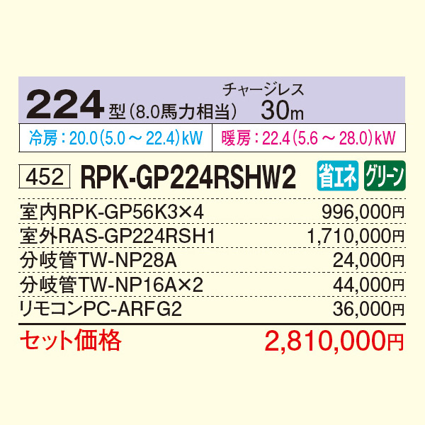 RPK-GP224RSHW2