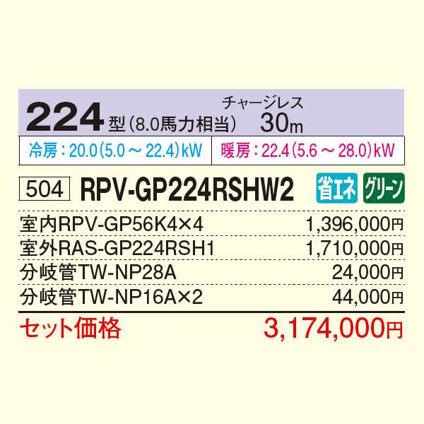 RPV-GP224RSHW2