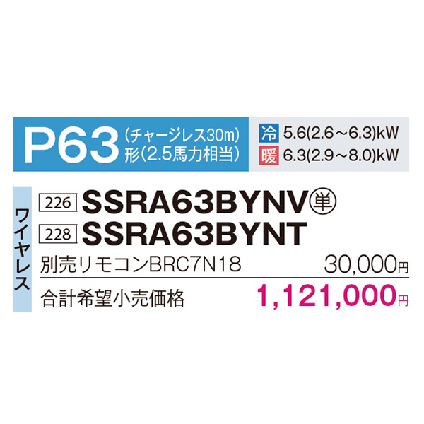 SSRA63BYNV / SSRA63BYNT