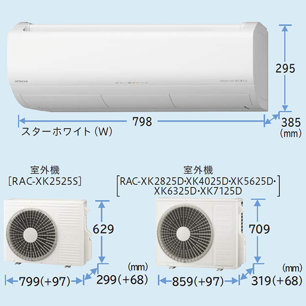 RAS-XK4025D-W