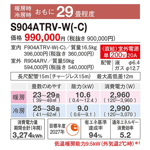 S904ATRV-W
