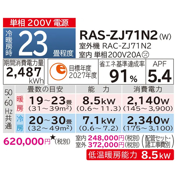 RAS-ZJ71N2-W