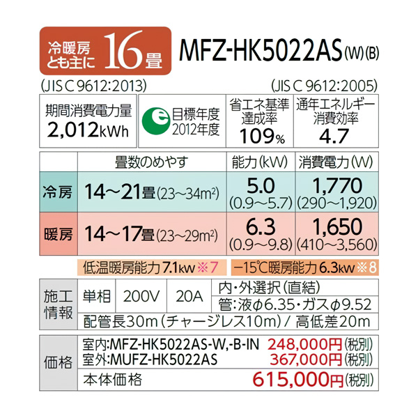 MFZ-HK5022AS-W