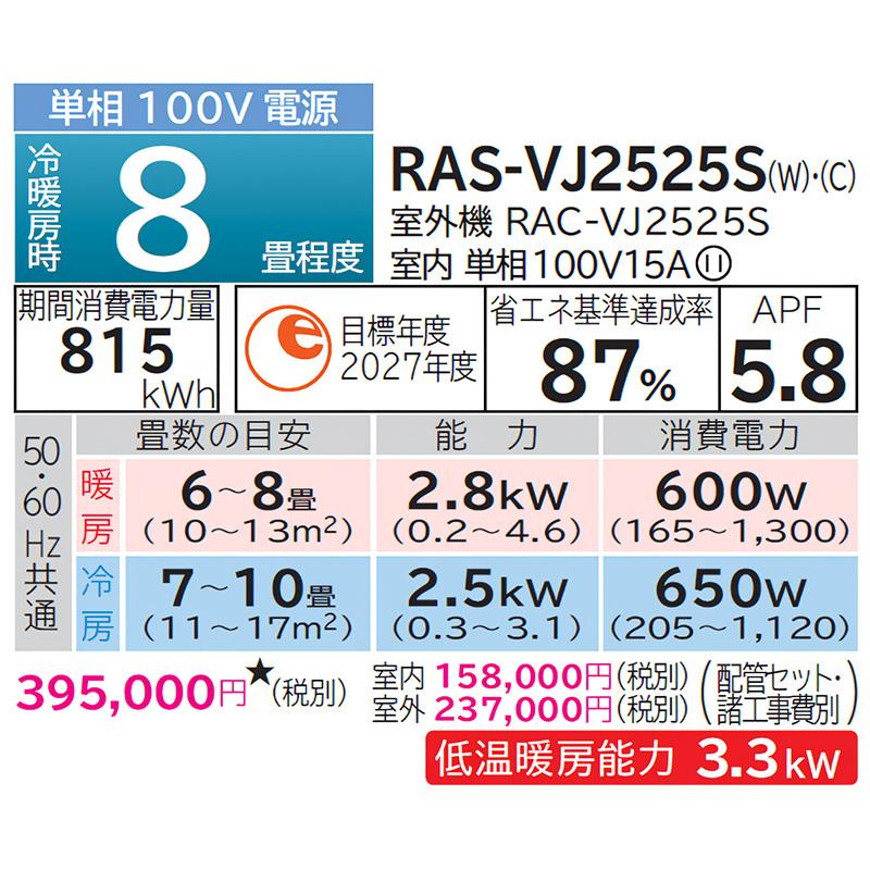 RAS-VJ2525S-C