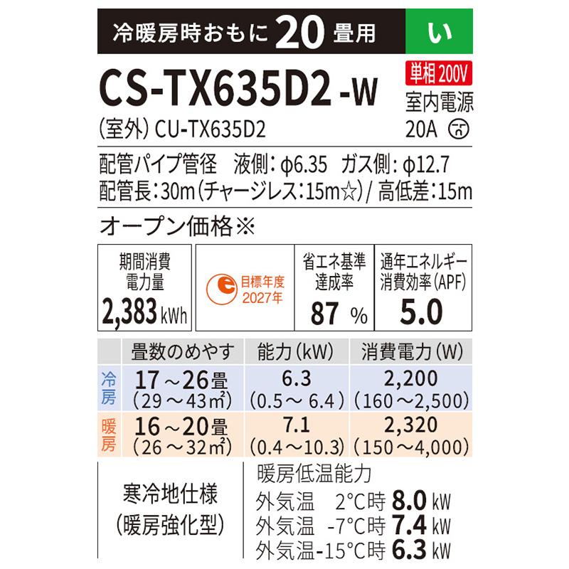 CS-TX635D2-W