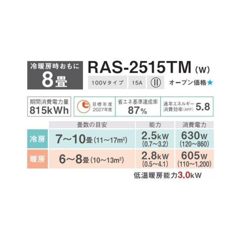 RAS-2515TM-W
