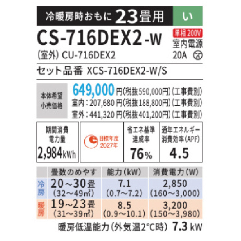 CS-716DEX2-W