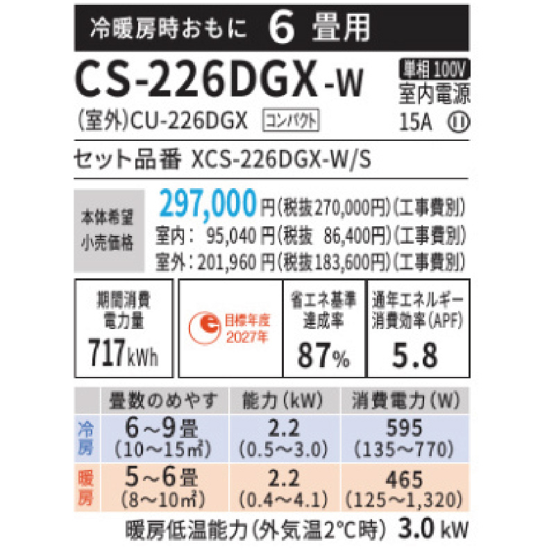 CS-226DGX-W