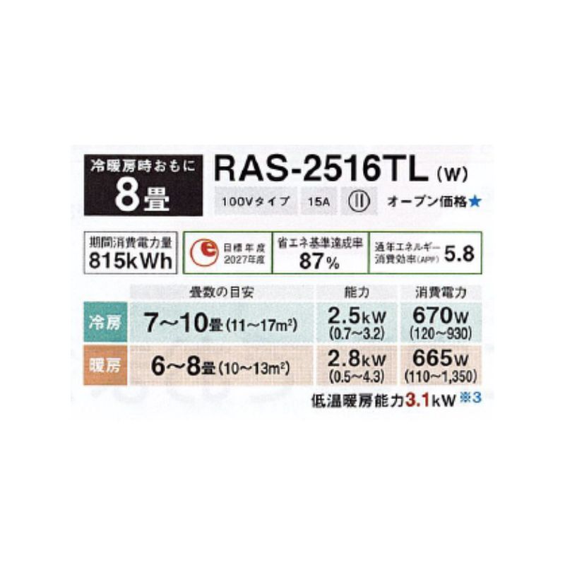 RAS-2516TL-W
