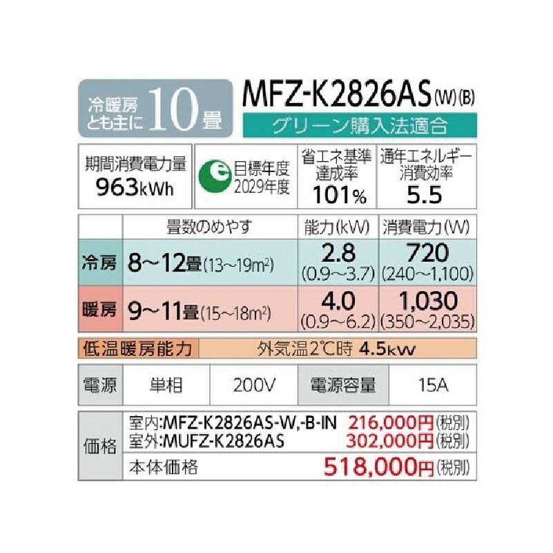 MFZ-K2826AS-B