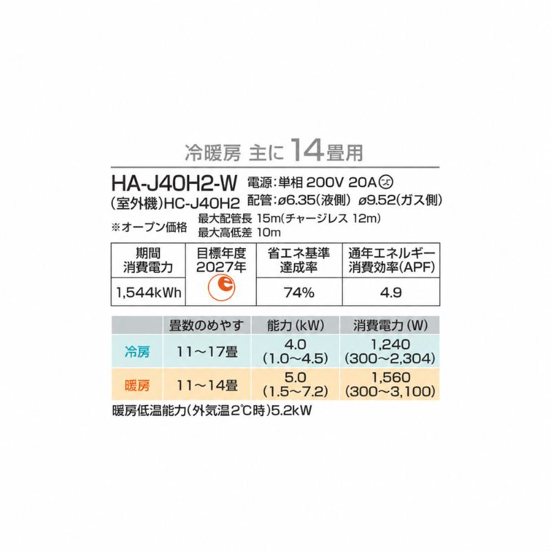 HA-J40H2-W