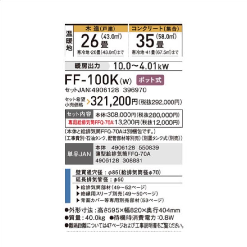 FF-100K-W